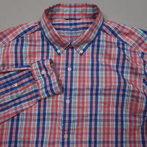 Vineyard Vines On The Go Performance Brrr Plaid Button Up Shirt Preppy XL
